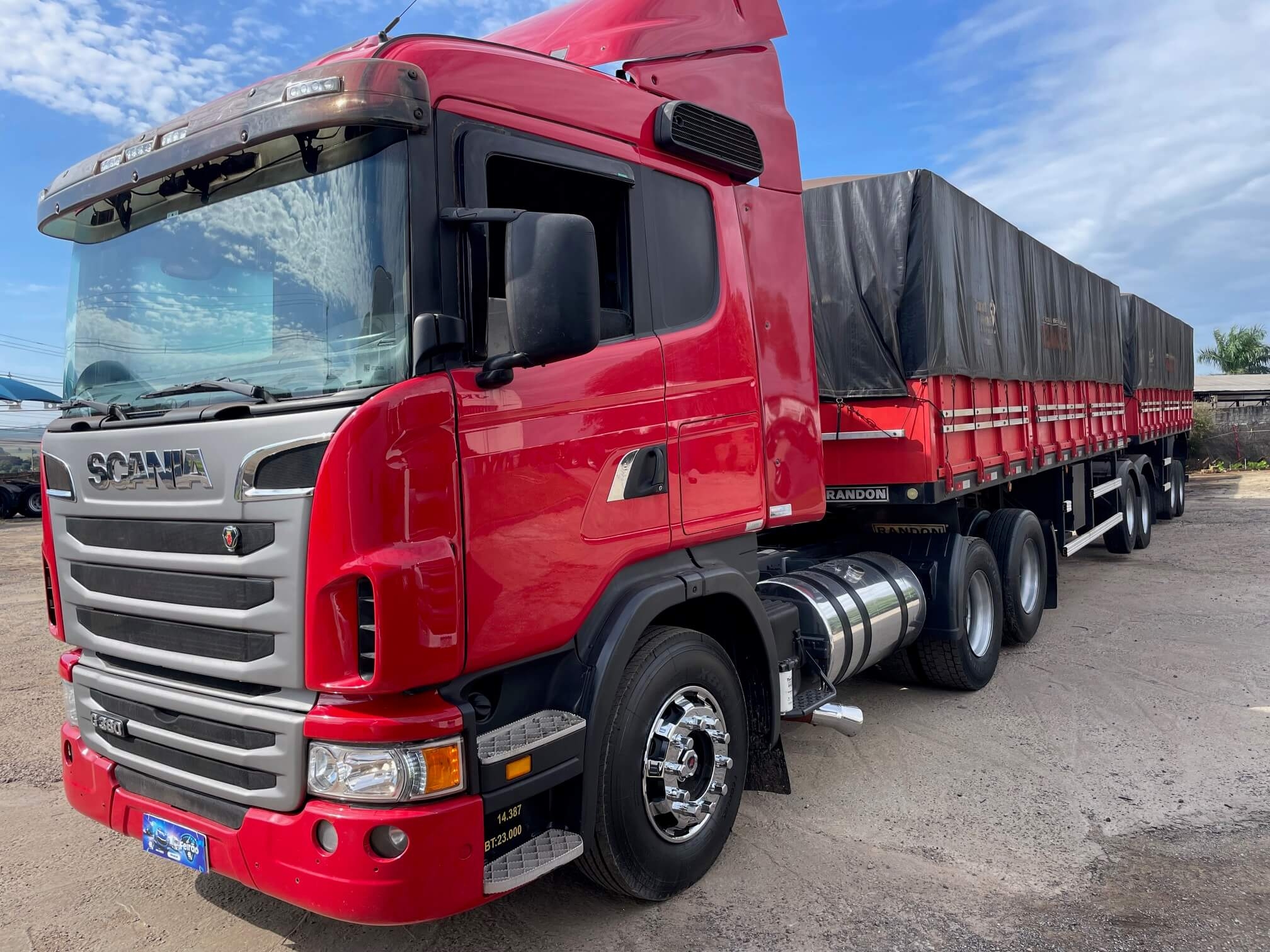 SCANIA G-380 COM BITREM RANDON